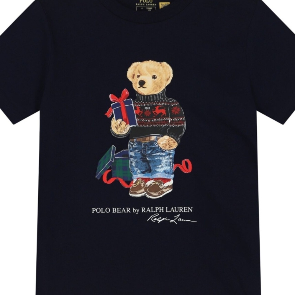 Ralph Lauren Navy Polo Bear T-Shirt